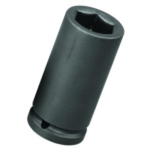 Soquete sextavado longo de impacto 24 mm com encaixe de 1/2