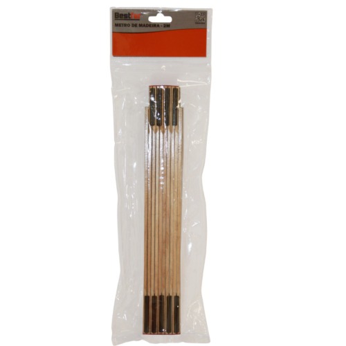Metro de madeira 2 m - BFH2385 Metro de madeira 2 m - BFH2385