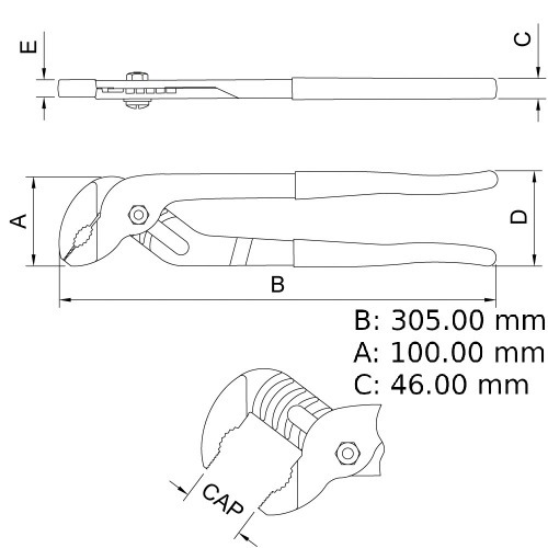 Alicate bomba d��gua 10
