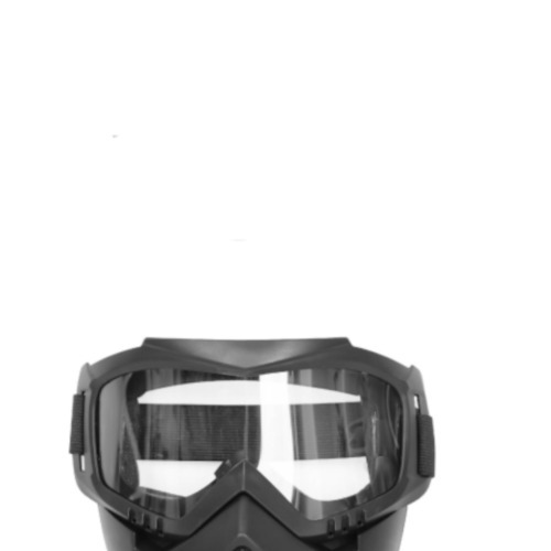 M�scara de prote��o facial com visor incolor - BOM-7423