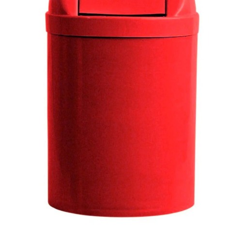 Cesto coletor de lixo 14L tampa basculante sem adesivo - CS24VM