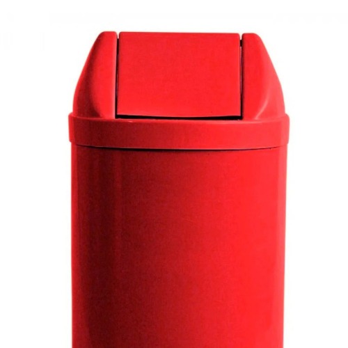 Cesto coletor de lixo 14L tampa basculante sem adesivo - CS24VM