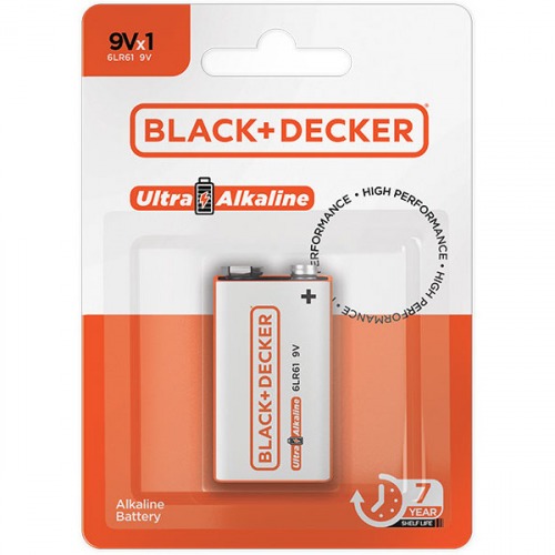 Bateria alcalina 9 volts - BDBT-009V-01