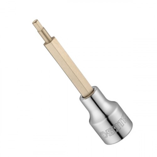 Soquete com ponta allen longo 6 mm encaixe 1/2 Soquete com ponta allen longo 6 mm encaixe 1/2