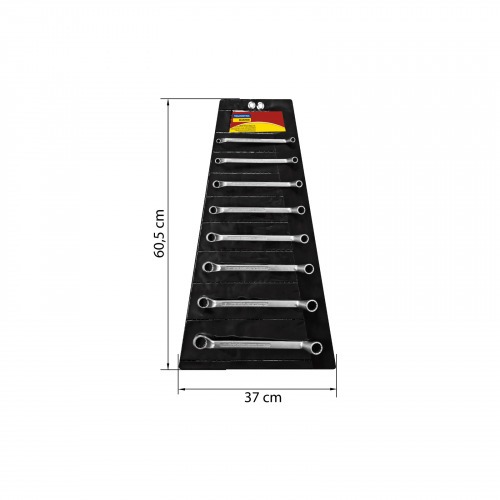 Jogo de chave estrela 6 a 22 mm a�o cromo van�dio com 8 pe�as  - 42021/208