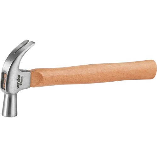 Martelo unha polido 25 mm com cabo de madeira