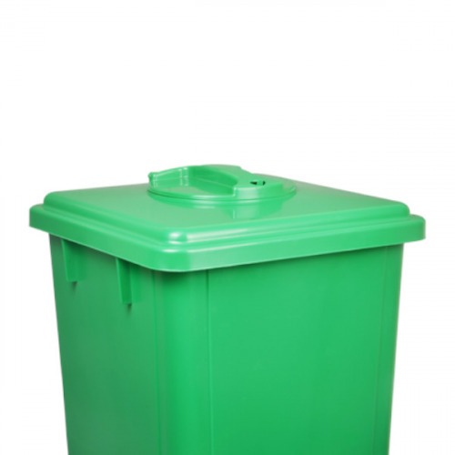 Cesto coletor de lixo 100L tampa flip top sem adesivo - CD12VD