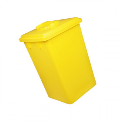Cesto coletor de lixo 60L tampa flip top Sem adesivo - CV62AM Cesto coletor de lixo 60L tampa flip top Sem adesivo - CV62AM