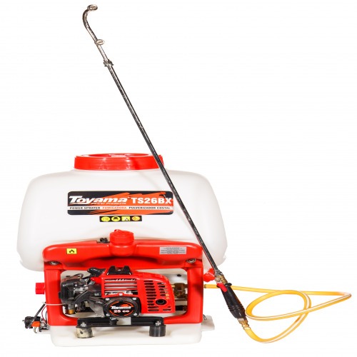 Pulverizador costal a gasolina 1 hp 25L com 2 lan�as e 4 bicos - TS26B-N