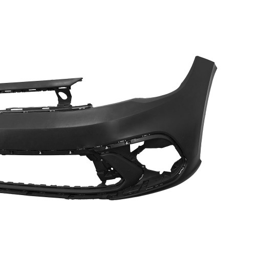 Para-choque Polo 2022 a 2025 dianteiro preto liso sem sensor - 6101