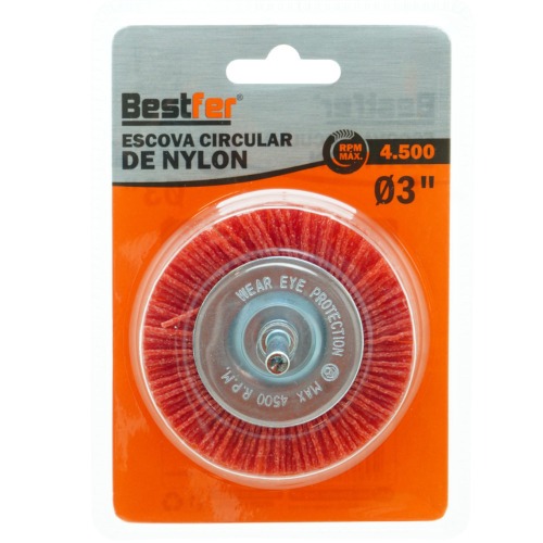 Escova de nylon circular 3