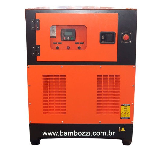 Gerador de energia 20 Kva a diesel cabinado trifásico 220/127V - BA20-R Gerador de energia 20 Kva a diesel cabinado trifásico 220/127V - BA20-R