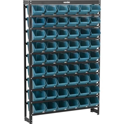 Estante met�lica com 54 gavetas azul n� 5 - 61.27.054.511