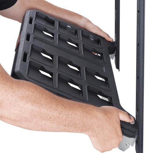 Suporte de parede com 2 prateleiras - PACKOUT