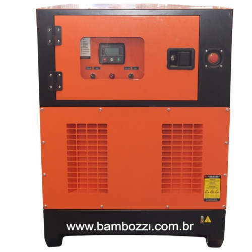 Gerador de energia 30 Kva a diesel cabinado trifásico 380/220V - BA30-R Gerador de energia 30 Kva a diesel cabinado trifásico 380/220V - BA30-R