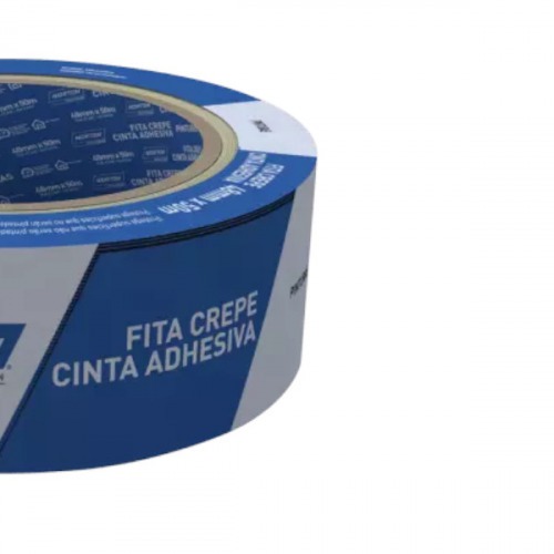 Fita crepe adesiva 48 mm x 50 metros - Sleeve