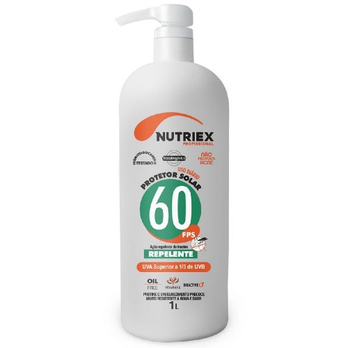 Protetor solar com repelente 1 iitro FPS 60 - 62836