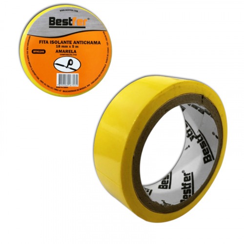 Fita isolante anti-chamas 18 mm x 5 metros - BFH1144 Fita isolante anti-chamas 18 mm x 5 metros - BFH1144