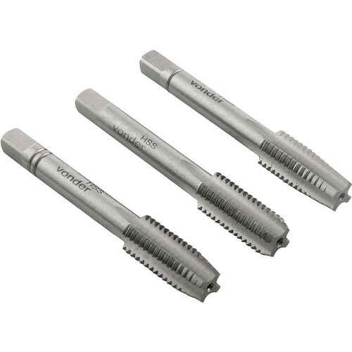 Jogo de macho manual a�o r�pido 8 x 1,25 mm MA com 3 pe�as - 5363308000