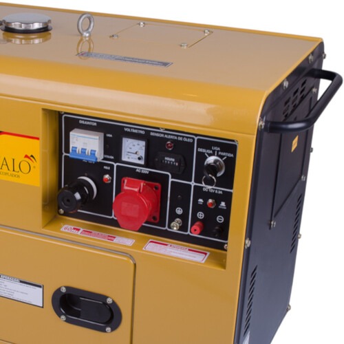 Gerador de energia 6,9 Kva a diesel partida el�trica trif�sico - BFDE 6.500