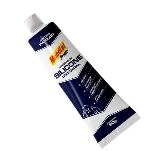 Silicone ac�tico para uso geral 50 gramas Blister - PT0500010