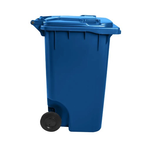 Carrinho coletor de lixo 240 litros sem pedal - 13627