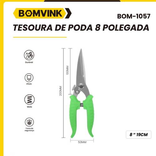 Tesoura para poda manual 8 Tesoura para poda manual 8