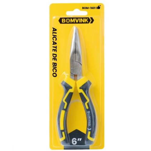 Alicate bico meia cana reto 6