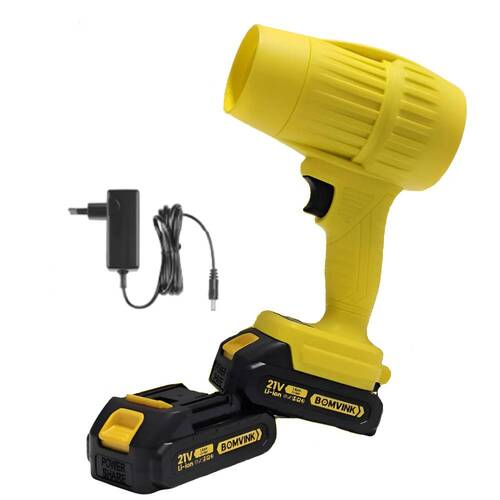 Soprador de ar a bateria 21V com 2 baterias - BOM-9725 110V/220V Soprador de ar a bateria 21V com 2 baterias - BOM-9725 110V/220V