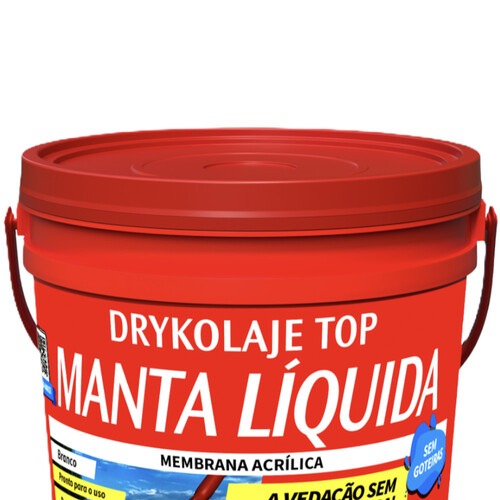 Manta líquida impermeabilizante para lajes 18kg - DRYKOLAJE TOP Manta líquida impermeabilizante para lajes 18kg - DRYKOLAJE TOP