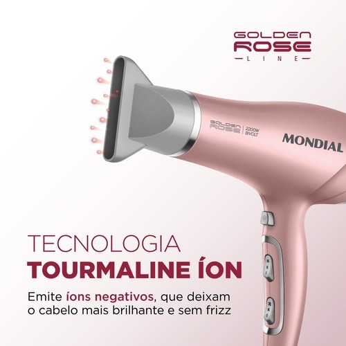 Secador de cabelo 2200 watts Golden Rose bilvot - SC-32  110V/220V