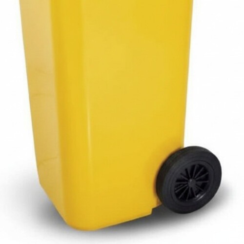 Cesto de lixo gari 120L com rodas sem pedal