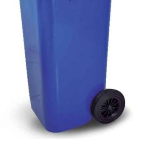 Cesto de lixo gari 120L com rodas sem pedal