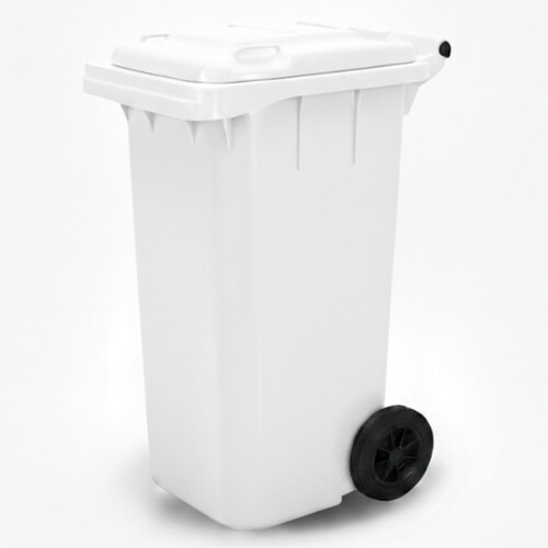 Cesto de lixo gari 120L com rodas sem pedal