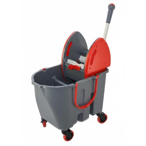 Balde espremedor Due 30L vermelho e cinza - Tonk