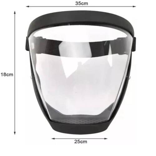 Máscara protetor facial transparente com saída de ar - BOM-7422 Máscara protetor facial transparente com saída de ar - BOM-7422