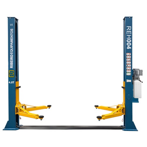 Elevador automotivo 4T sem base double lock monofásico azul - REHI004 220V Elevador automotivo 4T sem base double lock monofásico azul - REHI004 220V