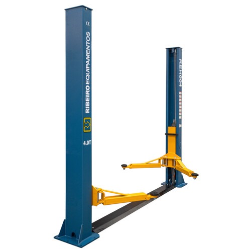 Elevador automotivo 4T sem base double lock monofásico azul - REHI004 220V Elevador automotivo 4T sem base double lock monofásico azul - REHI004 220V