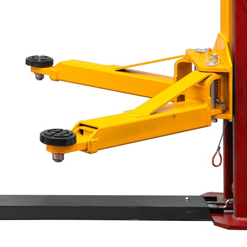 Elevador automotivo 4T sem base double lock monofásico vermelho - REHI004 220V Elevador automotivo 4T sem base double lock monofásico vermelho - REHI004 220V