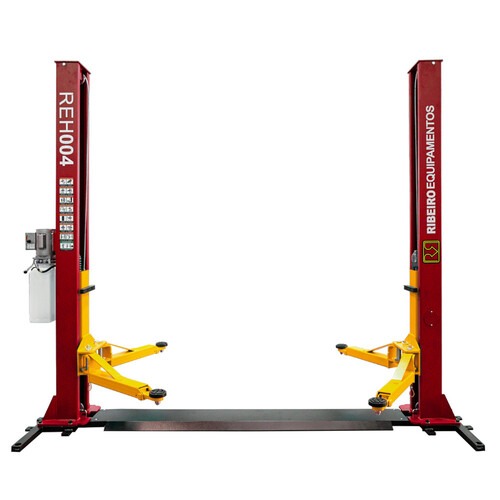 Elevador automotivo 4T com base double lock monof�sico vermelho - REHI004-B  220V