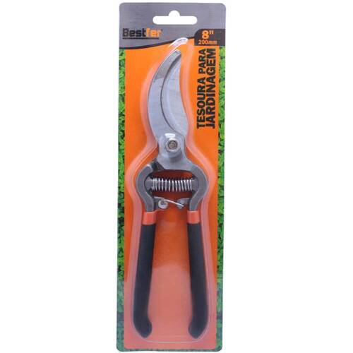 Tesoura para poda manual bico curvo 8