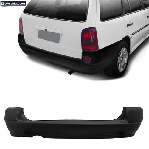 Para-choque Parati 1995 a 1999 traseiro preto sem lanterna - 6535 Para-choque Parati 1995 a 1999 traseiro preto sem lanterna - 6535