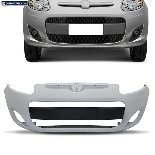 Para-choque Palio 2012 a 2020 dianteiro cinza primer parcial - 3431 Para-choque Palio 2012 a 2020 dianteiro cinza primer parcial - 3431