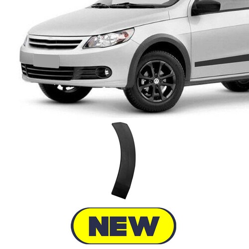 Moldura Saveiro G5 2008 a 2012 dianteiro preto lado direito - 6627