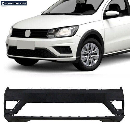 Para-choque Saveiro G7 2017 a 2020 dianteiro preto - 6628 Para-choque Saveiro G7 2017 a 2020 dianteiro preto - 6628