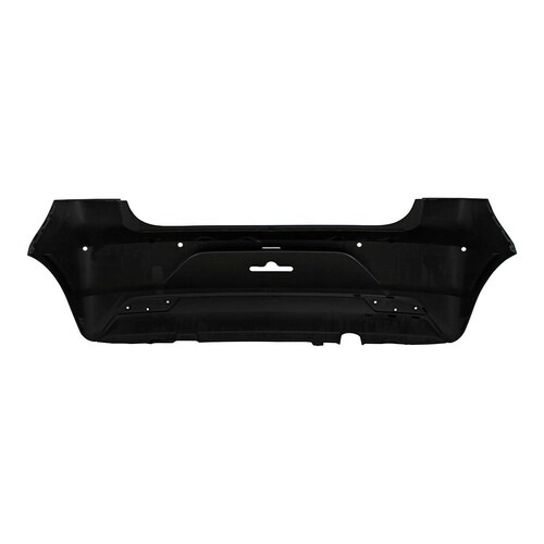 Para-choque Fox 2014 a 2022 traseiro preto liso parcial com furo - 6526-E