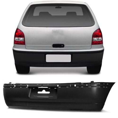 Para-choque Gol G3 2 S�rie 2003 a 2005 traseiro preto - 6427
