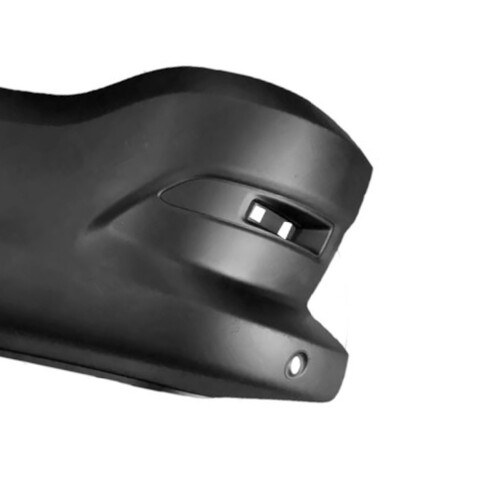 Para-choque Strada Endurance/Freedom/Volcano 2020 a 2024 traseiro esquerdo preto texturizado com furo para sensor - 3379