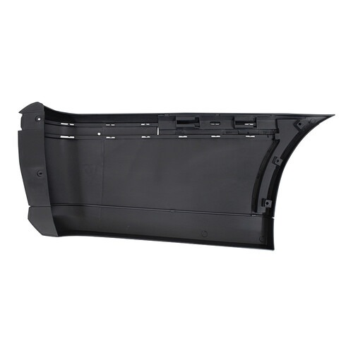 Para-choque Saveiro G3 2000 a 2003 traseiro esquerdo preto liso parcial - 6489