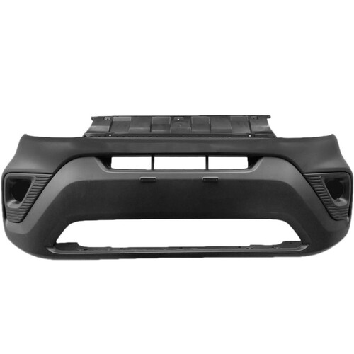 Para-choque Fiorino 2021 a 2025 dianteiro preto sem furo para farol - 3394